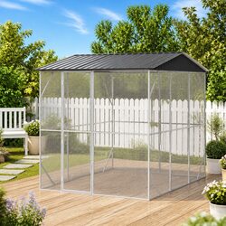 Spacious Outdoor Bird Cage - Dimensions: 227 x 310 x 247 cm
