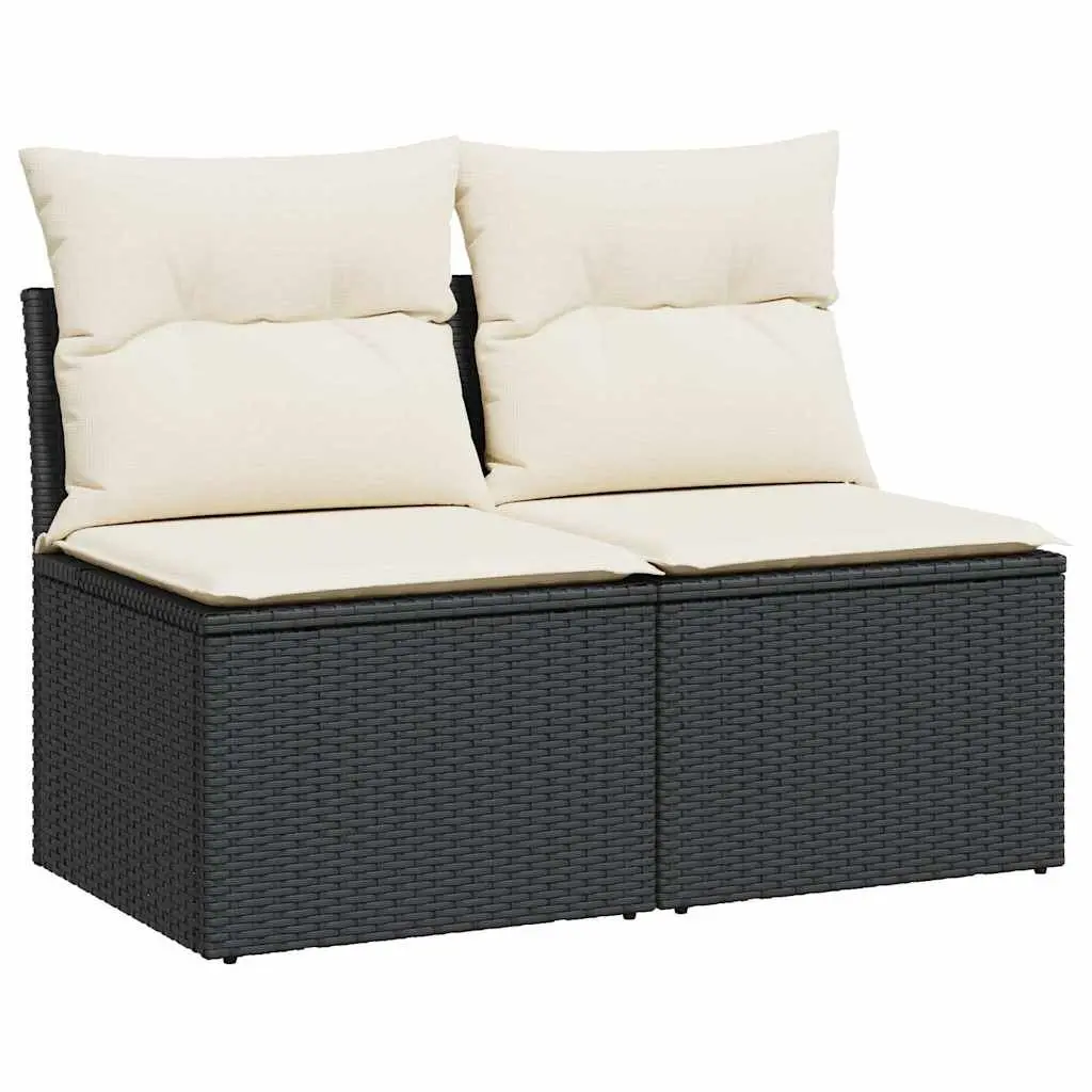 2 Piece Garden Sofa Set with Storage