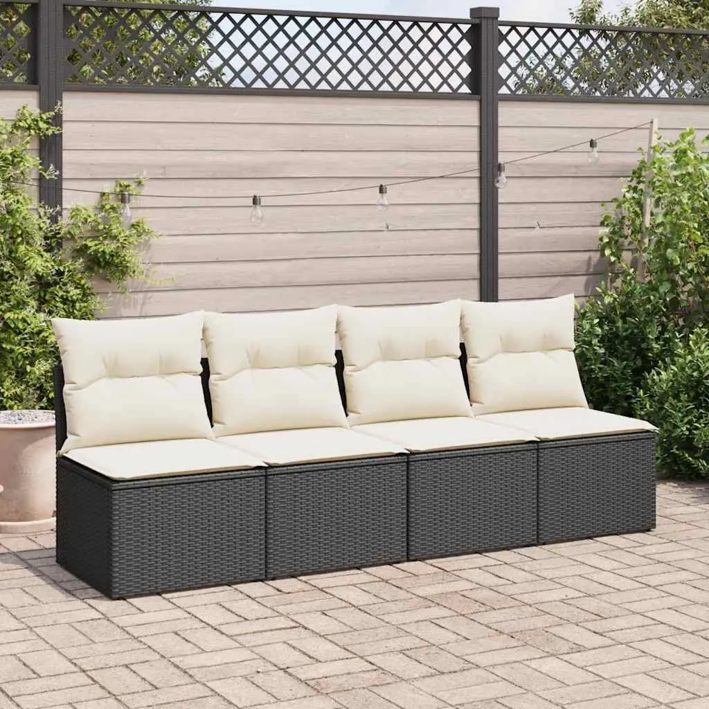 2 Piece Garden Sofa Set with Storage