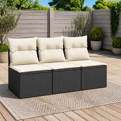 Garden Sofa Set: 2-Piece Modular Outdoor Furniture