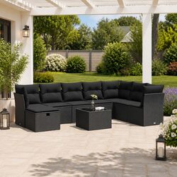 9 Piece Modular Garden Sofa Set Specifications and Details