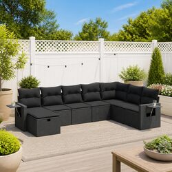 Specifications of 8-Piece Outdoor Garden Sofa Set
