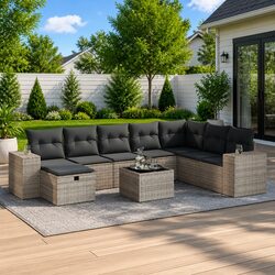Specifications of 9 Piece Outdoor Garden Sofa Set