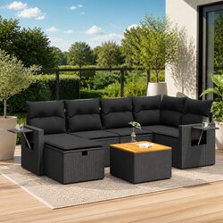 7 Piece Garden Sofa Set: Dimensions & Specifications