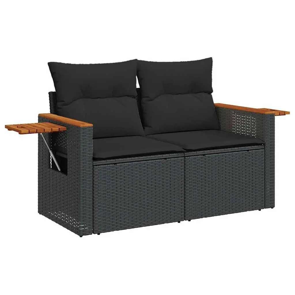 5-Piece Modular Garden Sofa Set with Storage Compartment