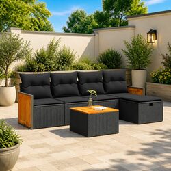 6 Piece Garden Sofa Set Specifications: Durable and Stylish