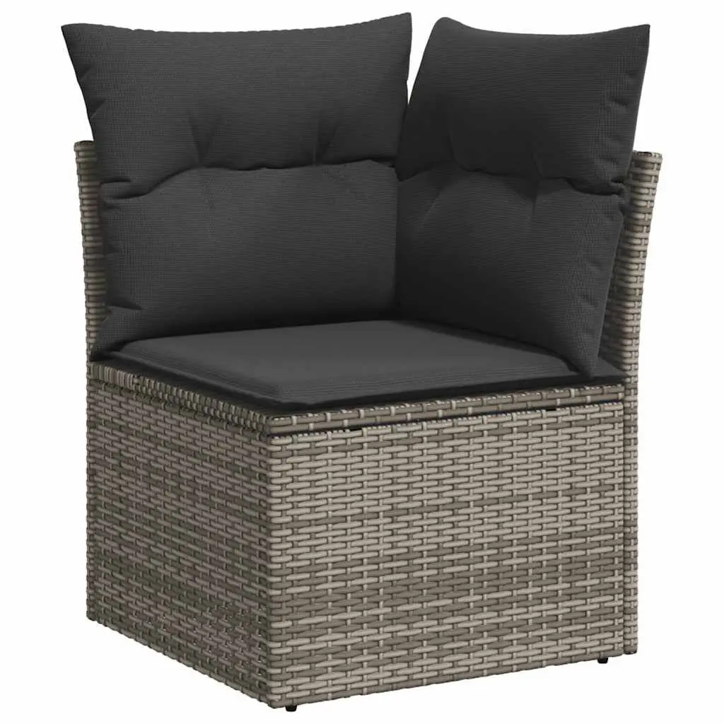 7 Piece Garden Sofa Set for Outdoor Patio Grey