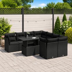 Detailed Specifications: 9 Piece Outdoor Sofa Set