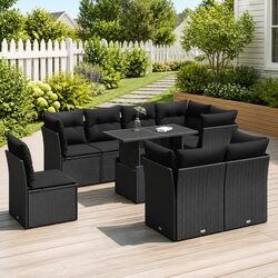 9-Piece Outdoor Sofa Set Specifications and Details