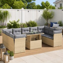 10-Piece Outdoor Sofa Set Specifications and Details