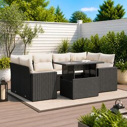7 Piece Garden Sofa Set - Dimensions and Features
