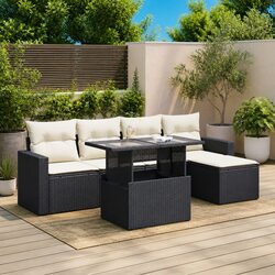 Factual Overview: 6-Piece Outdoor Furniture Set with Cushions