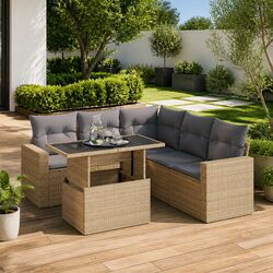 Specifications of the Garden Sofa Set: 6-Piece Outdoor Furniture