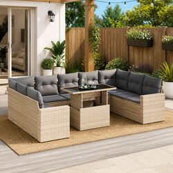 10-Piece Garden Sofa Set Specifications and Features