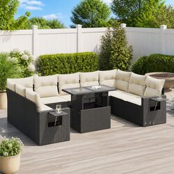 Specifications of 10-Piece Outdoor Furniture Sofa Set
