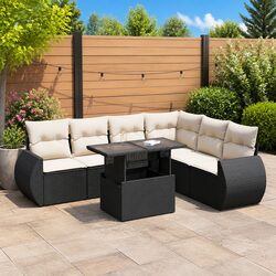 7-Piece Outdoor Patio Sofa Set with Storage