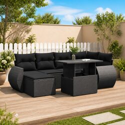 7-Piece Garden Sofa Set: Specifications and Features
