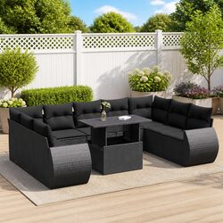 Outdoor Garden Sofa Set: 10-Piece Specifications