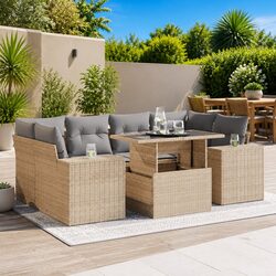Specifications of 7 Piece Garden Sofa Set with Cushions