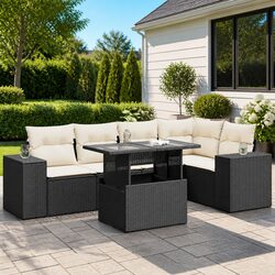Specifications of the 6-Piece Modular Garden Sofa Set