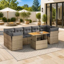 Specifications of 8 Piece Outdoor Garden Sofa Set