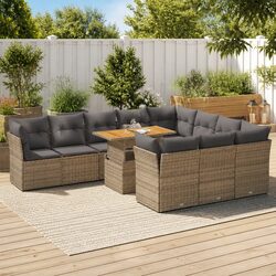 Specifications of Beige 11 Piece Garden Sofa Set