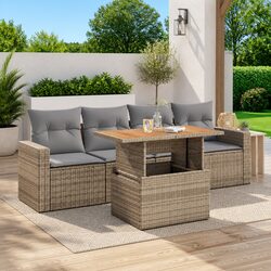 Specifications of the Beige Outdoor Garden Sofa Set