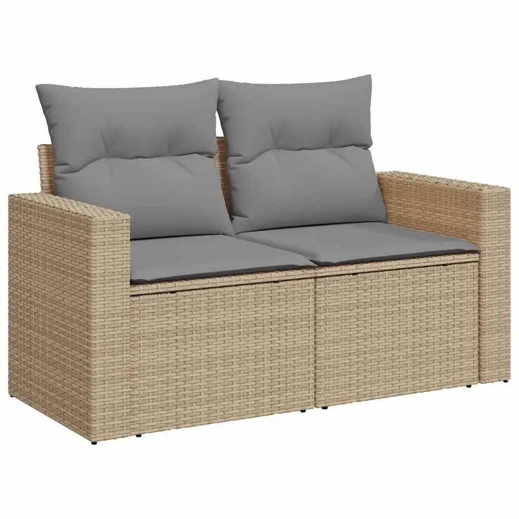 Beige Outdoor Garden Sofa Set