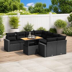 9-Piece Garden Sofa Set Dimensions and Features