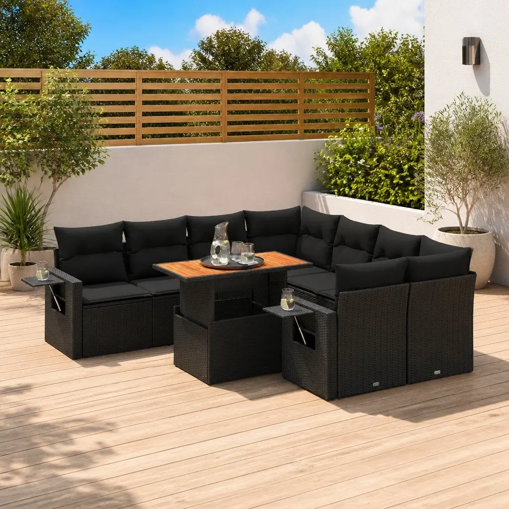 Garden Sofa Set Outdoor Furniture Patio Lounge 9 Piece