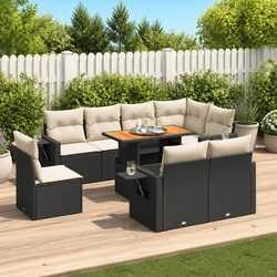 Specifications of 9 Piece Modular Garden Sofa Set
