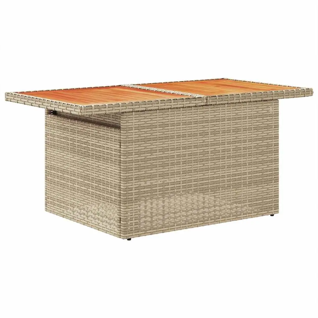 8 Piece Garden Sofa Set with Adjustable Table