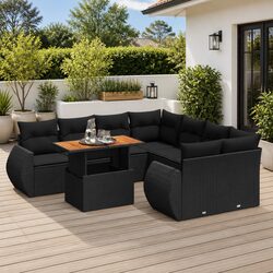 9 Piece Outdoor Rattan Garden Sofa Set Specifications