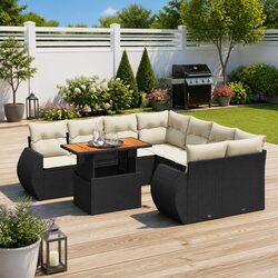 9 Piece Garden Sofa Set: Specifications and Features