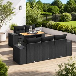 Specifications of 6-Piece Garden Sofa Set with Storage