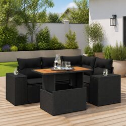 Specifications of the 5-Piece Garden Sofa Set