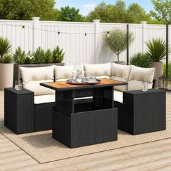 5 Piece Outdoor Garden Sofa Set: Specifications and Features