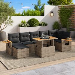 8-Piece Garden Sofa Set: Specs and Features Overview