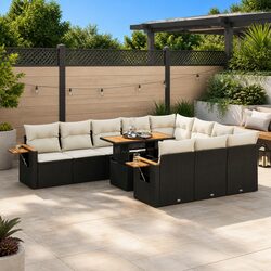 Specifications of Modular 10-Piece Garden Sofa Set