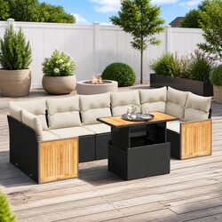 Specifications of 8-Piece Outdoor Garden Sofa Set