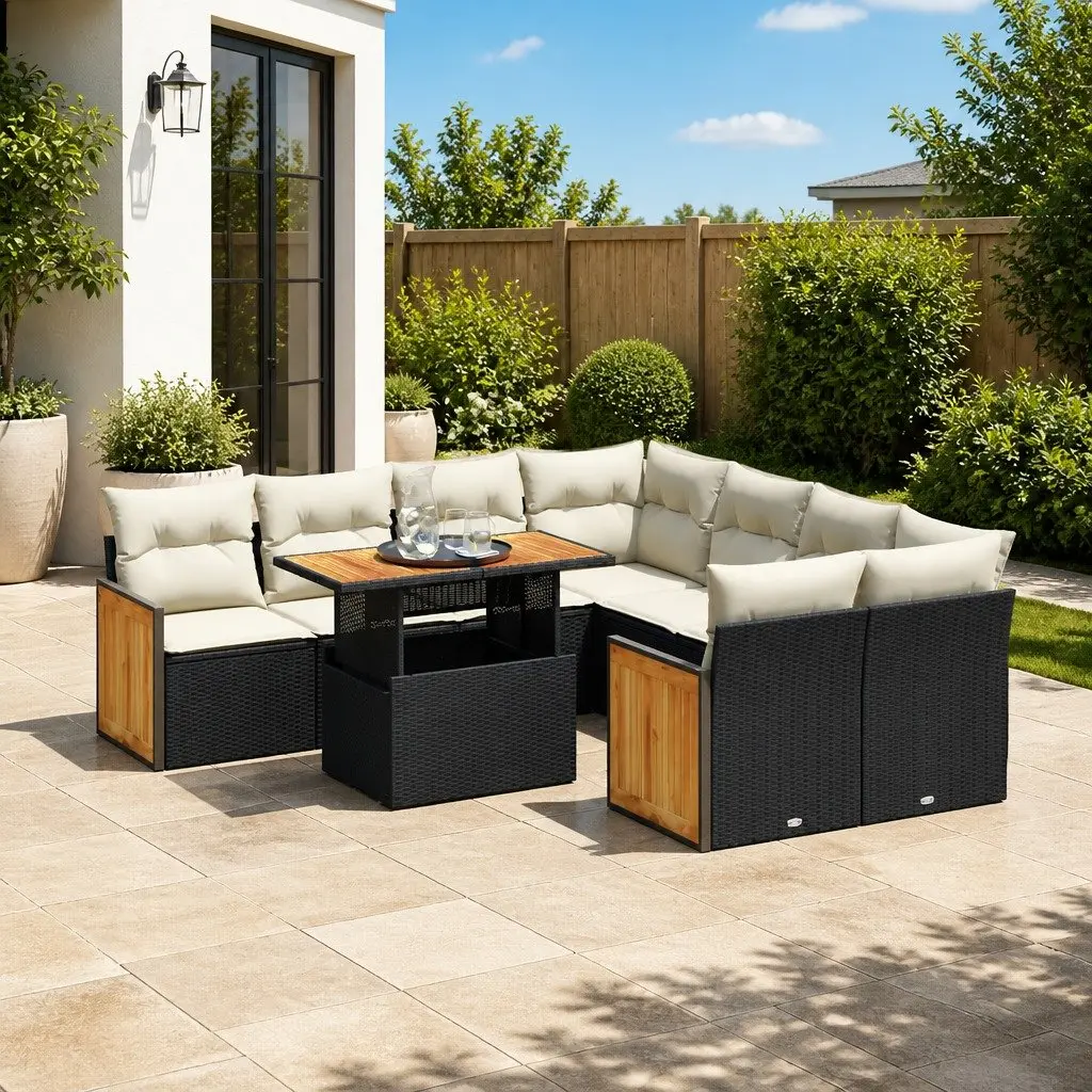 9 Piece Modular Outdoor Sofa Set