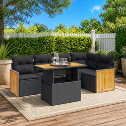 Detailed Specifications for the 6-Piece Garden Sofa Set
