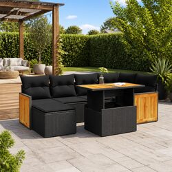 7 Piece Modular Garden Sofa Set - Specifications Included