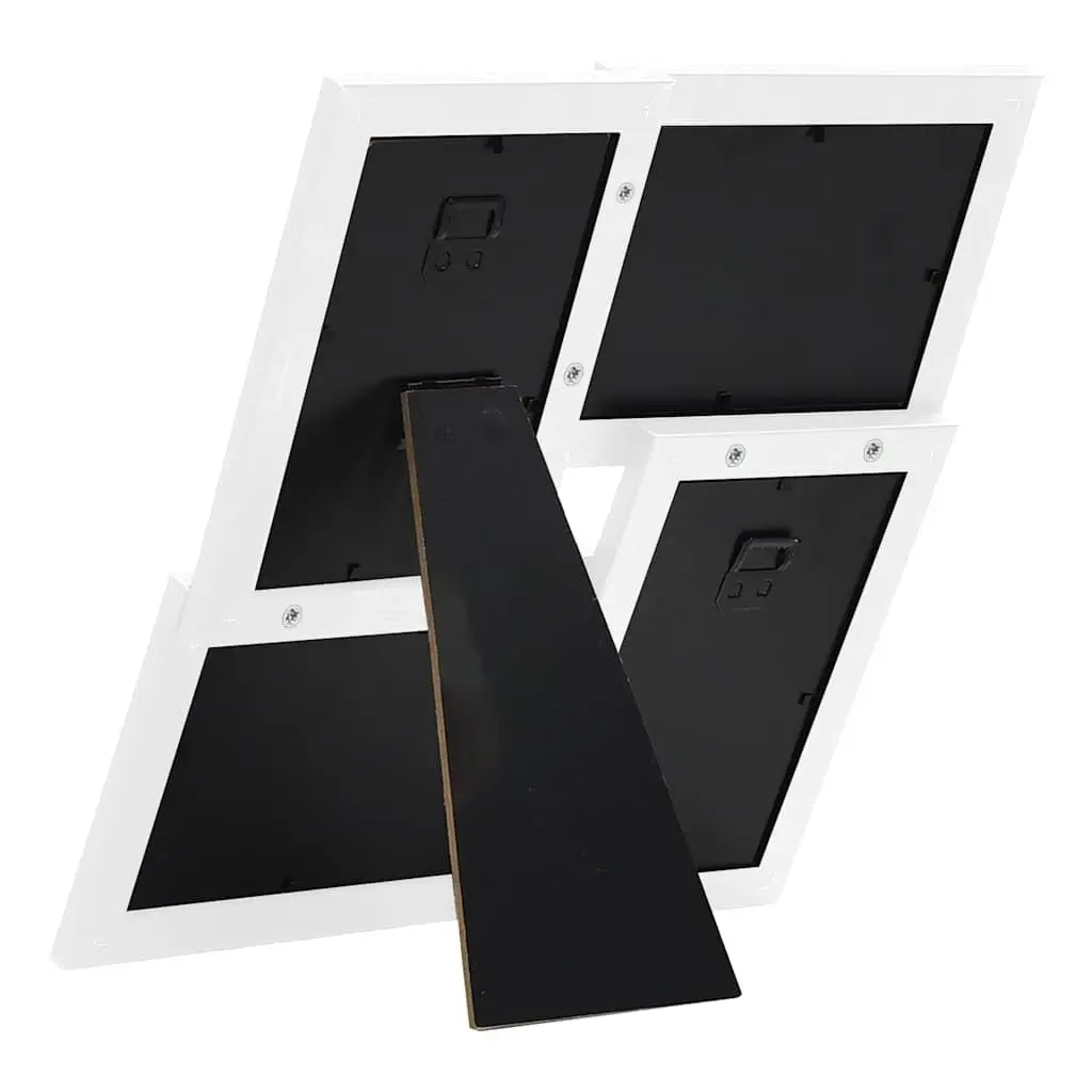 Collage Photo Frame 4x 13x18cm Picture Display White Modern Wall Decor