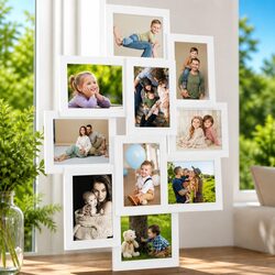 10-Piece White Collage Photo Frames 13x18cm - Specifications
