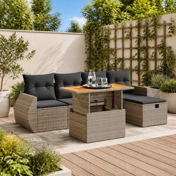 Specifications for the 6 Piece Garden Sofa Set