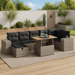 5-Piece Garden Sofa Set with Modular Design and Storage