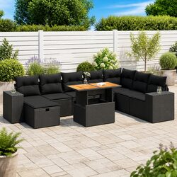 9 Piece Garden Sofa Set Dimensions: Modular and Practical