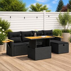 Specifications of 6 Piece Garden Sofa Set with Storage