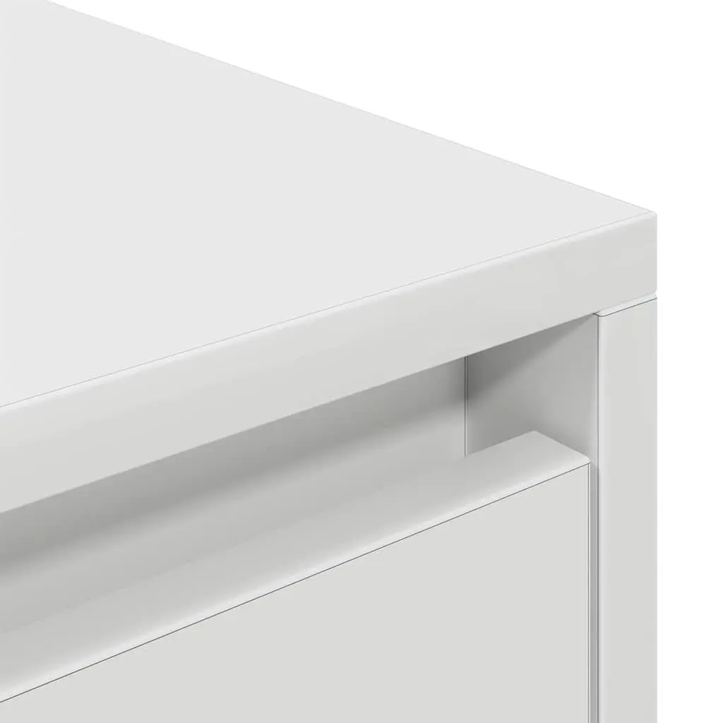 TV Cabinet White Storage Unit Living Room Bedroom Engineered Wood 188.5 x 41 x 50 cm